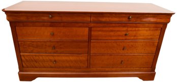 Grange French Louis Philippe Style Solid Cherry Wood Eight Drawer Dresser