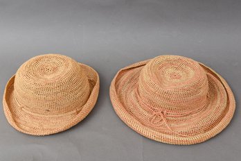 Pair Of Helen Kaminski Raffia Hats