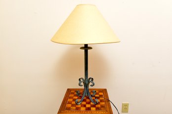 Decorative Scroll Metal Table Lamp