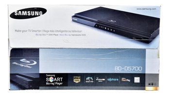 NEW! Samsung Blu-ray Disc/DVD Player/Disco Blu-rayreproductor DVD (Model No. BD-D5700)