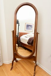 Cheval Oval Floor Dressing Mirror