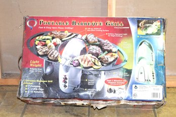 Portable Barbeque Grill W/ Non-stick Surface By Thane Housewares - NOS