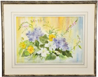 Signed V. Thompson Watercolor Painting