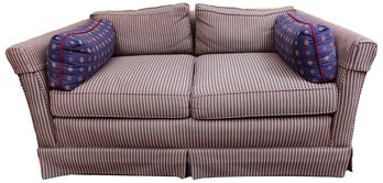 Ashley Manor Two Cushion Loveseat With Complimenting Bolster Pillows