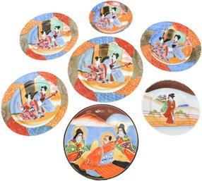 Collection Of Seven Japanese Decorative Plates
