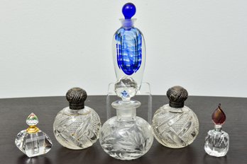 Collection Of Six Perfume Bottles
