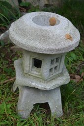 Two Piece Lawn / Garden Japanese Cement Pagoda