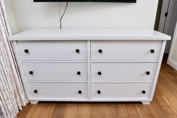 Pottery Barn Painted Wood Six Drawer Dresser