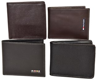 Collection Of Men's Wallets By Swank, Nautica, Luca Chiara And Tommy Hilfiger