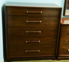 American Of Martinsville Mid-century Five Drawer Dresser