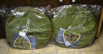 Two Abcosport Pop - Up Privacy Tents