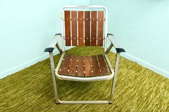 Vintage Aluminum Folding Chair