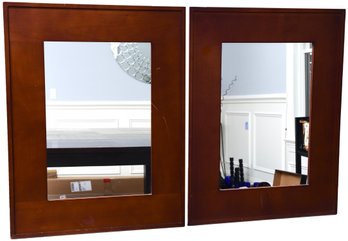 Pair Of Umbra Classic Framed Wall Mirrors