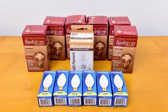 Assorted Collection Of Light Bulbs