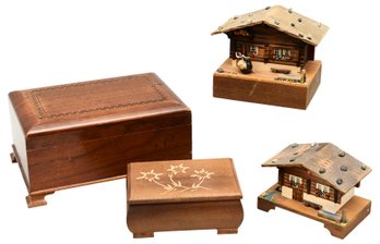 Reuge Song Of Weggis Wood Musical Box And More