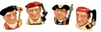 Set Of Four Royal Doulton Character Jugs From Williamsburg Bookmaker