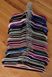 Collection Of 100 Velvet Hangers In Assorted Colors (4 Of 10)