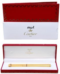 Must De Cartier Stylus Vendome Pen With COA In Original Box