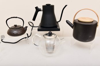 Collection Of Assorted Teapots In Various Styles
