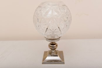 Waterford Crystal Times Square Star Of Hope 2000 Hurricane Candle Holder