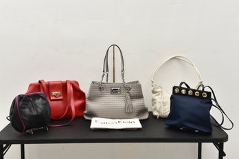 Collection Of Handbags - Calvin Klein, Franco Godi, Elliott Luca And More