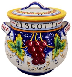 Artistica Biscotti Jar