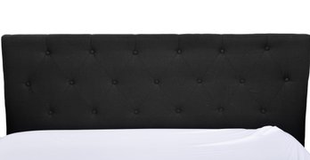 Black Tufted Queen Size Headboard