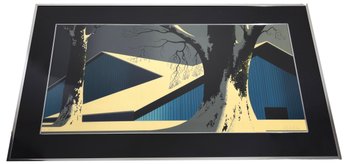 Signed Eyvind Earle (American, 1916 - 2000) Artist Proof Numbered 2/50 Framed Serigraph