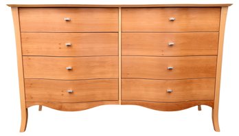 Canadian Eight Drawer Wood Dresser In Natural