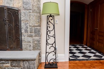 Pottery Barn Forged Iron Floor Lamp