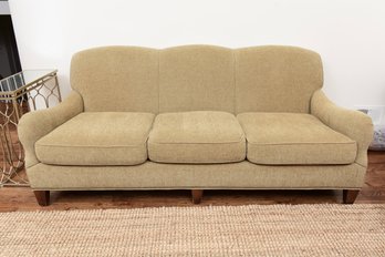 Lilian August Couture Three Cushion Roll Arm Sofa