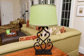 Pottery Barn Forged Iron Table Lamp