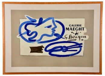 Georges Braque Galerie Maeght Framed Lithograph