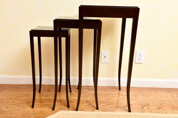 Baker Barbara Barry Collection Set Of Three  Nesting Tables