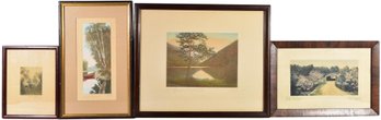 Collection Of Framed Color Photographs By Sawyer, Thompson And Nutting