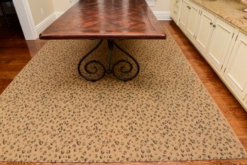 Leopard Print Area Rug Purchased From Gaillard Designs (RETAIL $3,448)