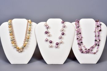 Collection Of Pearl Necklaces