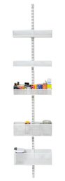 The Container Store Elfa Mesh White Pantry Door Storage System (1 Of 2)