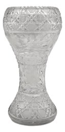 American Brilliant Cut Glass Crystal Vase
