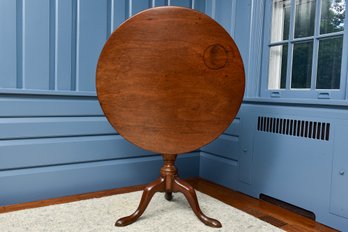 Antique Mahogany Tilt Top Table Purchased From Guild Antiques