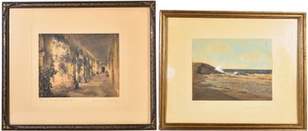 Pair Of Wallace Nutting Framed Photographs