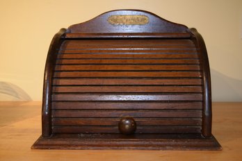 Vintage Wooden Bread Box