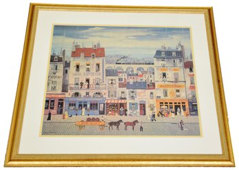 Michel Delacroix 'Hotel Bellevue' Framed Print
