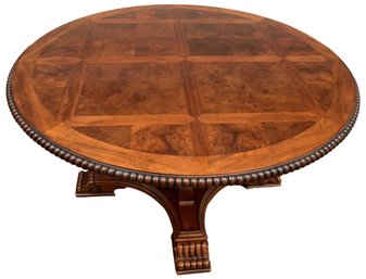 Universal Furniture Villa Cortina Round Dining Table With Perimeter Leaves