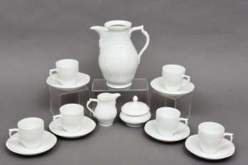 Rosenthal Group Germany Classic Rose Collection Porcelain Tea Service For Six