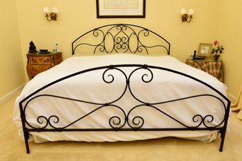 Charles Rogers Wrought Iron King Size Bed Frame