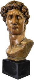Resin Reproduction Bust Of Michelangelo's David