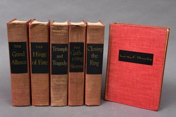 Set Of Six Winston S. Churchill Hardcover Books