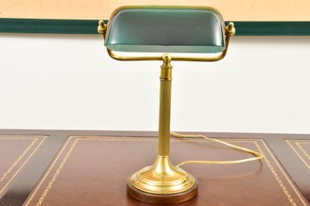 Frederick Cooper Adjustable Banker's Brass Desk Lamp