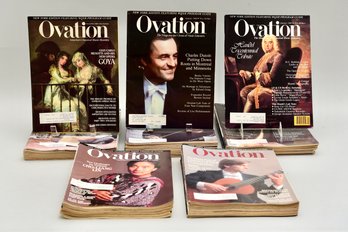 Collection Of 57 Ovation Magazines 'The Magazine For Classical Music Listeners'